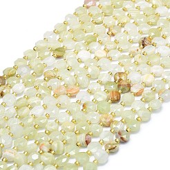 Природные Афганские нефритовые бусы пряди G-C116-A53-02