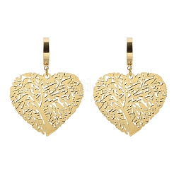 Серьги-кольца в форме сердца из нержавеющей стали 304 для женщин EJEW-S239-01G