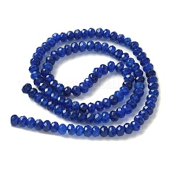 Gefärbte natürliche Malaysia Jade Rondelle Perlen&nbsp;G-E316-2x4mm-68
