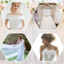 Блестящая вышивка цветок полиэстер кружевная отделка OCOR-GF0002-44A