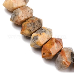 Нити бусин из натурального агата с двойными концами G-T142-90