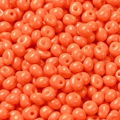6/0 perline di semi di vetro con vernice opaca per cottura a forno&nbsp;SEED-M012-02A-05