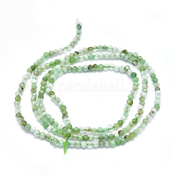 Натуральные хризопразные бисерные пряди G-P438-C01-2mm