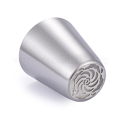 Не тускнеющие цветочные наконечники из нержавеющей стали для русских труб DIY-D036-20P