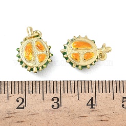 Латунь эмаль подвески&nbsp;KK-L256-44G-01