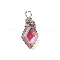 Стеклянные подвески с медной проволокой&nbsp;PALLOY-JF02621-01