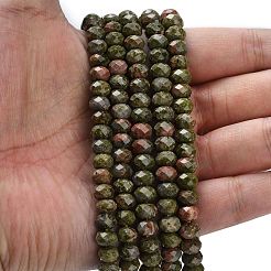 Природные Unakite бисер нитей G-Z111-A31