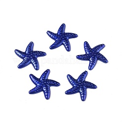 Cabochons aus Kunstharzperlen&nbsp;LS-RESI-WH0008-16C