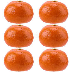 Decoraciones de exhibición de plástico naranja&nbsp;DJEW-CN0001-47C