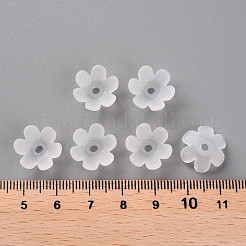 Матовые акриловые колпачки из бисера&nbsp;MACR-S371-07A-701