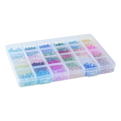 Наборы для изготовления круглых стеклянных браслетов своими руками&nbsp;DIY-FS0006-20