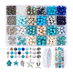 Наборы для самостоятельного изготовления браслетов на морскую тематику&nbsp;DIY-PH0031-41