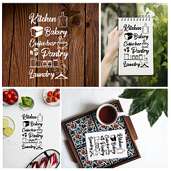 Трафареты для штампов из нержавеющей стали DIY-WH0242-211