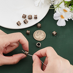 10 шт. Латунные бусины FIND-HY0004-76B