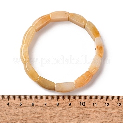 Stretch-Armbänder aus natürlicher Topas-Jade-Perle für Frauen und Männer&nbsp;BJEW-C097-02A-12