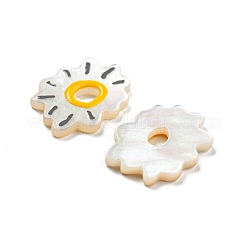 Подвески из натуральных морских белых ракушек&nbsp;SHEL-D079-05