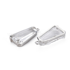 Pendentifs en verre transparent&nbsp;X-GLAA-Q088-024A