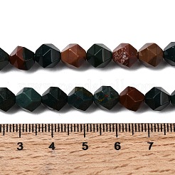 Нити бусин из натурального кровавика/гелиотропа G-Z119-A16-02