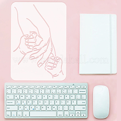 Пластиковые выдолбленные шаблоны трафаретов для рисования DIY-WH0396-770