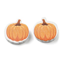 Perles de bois d'automne peintes&nbsp;WOOD-H105-01
