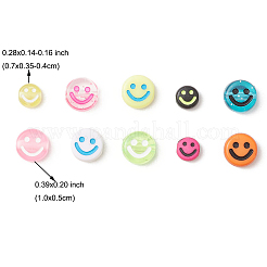 290 шт. непрозрачные и прозрачные акриловые бусины&nbsp;MACR-FP0001-10