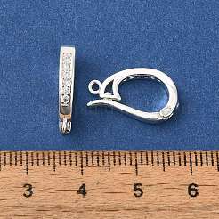 Покрытие стойки латунь микро паве прозрачный кубический цирконий усилитель укороченные поручни KK-F883-13S