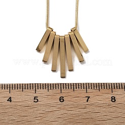 Ожерелья с подвесками-кисточками из нержавеющей стали 304 NEJW-V001-13G