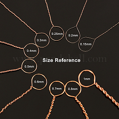 Круглая медная проволока для изготовления ювелирных изделий для изготовления ювелирных изделий CWIR-BC0006-03A