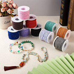 10 Rolle elastische Polyesterschnüre in 10 Farben&nbsp;EW-CD0001-01