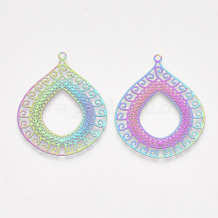 Ионное покрытие (ip) 201 филигранные подвески из нержавеющей стали&nbsp;LS-STAS-S108-34