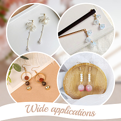 150 шт. 5 шт. латунных штифтов с ушком KK-BBC0009-50