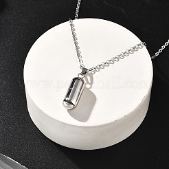 Ожерелья в форме флаконов духов из нержавеющей стали 304&nbsp;STAS-Z106-01P