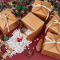 20 шт. складные коробки для печенья из крафт-бумаги&nbsp;DIY-DC0002-28