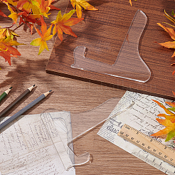 2 шт. 2-х стильный прозрачный акриловый шаблон для подставки для колбасных изделий DIY-BC0012-66