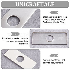 Copriforo per lavello in acciaio inox 304&nbsp;AJEW-WH0043-53P