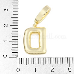 Messing micro pave klare zirkonia anhänger&nbsp;KK-M289-01D-G