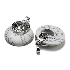 Природные подвески Говлит&nbsp;KK-F751-M-A17