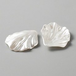 Перламутровые акриловые подвески с искусственным жемчугом SACR-WH0011-01A