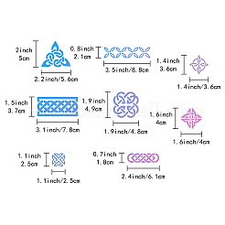 Трафареты для штампов из нержавеющей стали&nbsp;DIY-WH0238-135