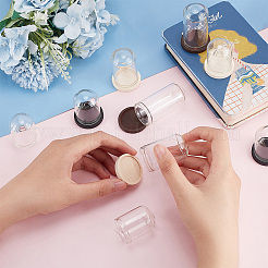 15 шт. мини стеклянный купол&nbsp;DJEW-BC0001-19