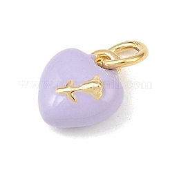 Латунь эмаль подвески&nbsp;KK-P339-25G-04