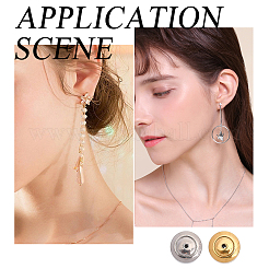 8 шт. 2-х цветные ушные гайки из нержавеющей стали 304 STAS-CA0002-05