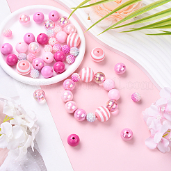 50шт 10 стиля акриловые бусины&nbsp;MACR-YW0003-78