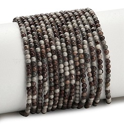 Натуральные красные дендритные нити из бисера яшмы G-Z116-A27-2mm