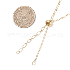 Изготовление колье с цепочкой из латуни&nbsp;AJEW-JB01563-01