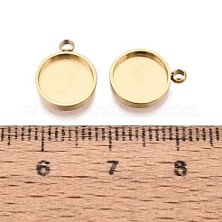 Cabochon-Anhängerkomponente aus Edelstahl 304&nbsp;STAS-Q113-26B-G