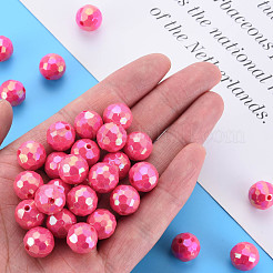 Непрозрачные акриловые бусины TACR-S154-10F-02