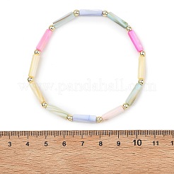 Dehnbare Armbänder für Damen aus gefärbten&nbsp;BJEW-JB13632