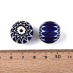 Handgemachte Millefiori Glas runde Perlen&nbsp;LA-N002-12A
