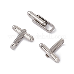 Не тускнеющие мужские запонки из нержавеющей стали 201 фурнитура STAS-G291-02P